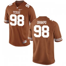 Wholesale Cheap Men\'s Texas Longhorns 98 Brian Orakpo Orange Nike College Jersey