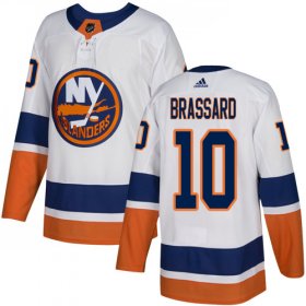 Wholesale Cheap Adidas Islanders #10 Derek Brassard White Road Authentic Stitched NHL Jersey