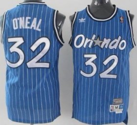 Wholesale Cheap Orlando Magic #32 Shaquille O\'neal Blue Swingman Throwback Jersey