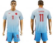 Wholesale Cheap Turkey #11 Sahan Away Soccer Country Jersey