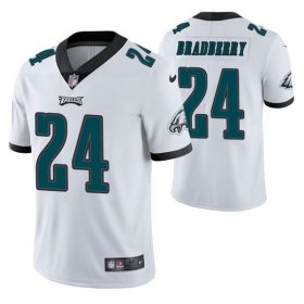 Wholesale Cheap Men\'s Philadelphia Eagles #24 James Bradberry White Vapor Untouchable Limited Stitched Jersey