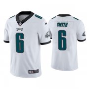 Wholesale Cheap Youth Philadelphia Eagles #6 DeVonta Smith White Vapor Untouchable Limited Stitched Jersey