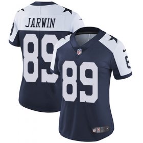 Wholesale Cheap Nike Cowboys #89 Blake Jarwin Navy Blue Thanksgiving Women\'s Stitched NFL Vapor Throwback Limited Jersey