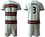 Wholesale Cheap Men 2021 European Cup Portugal away grey 3 Soccer Jersey