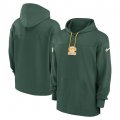 Cheap Men's Green Bay Packers Green Performance Pullover Hoodie