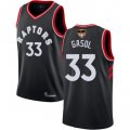 Cheap Raptors #33 Marc Gasol Black 2019 Finals Bound Youth Basketball Swingman Statement Edition Jersey