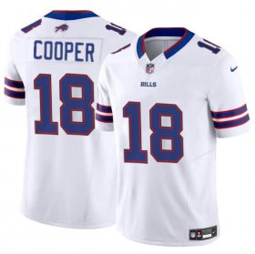 Cheap Men\'s Buffalo Bills #18 Amari Cooper White 2024 F.U.S.E. Vapor Untouchable Limited Stitched Football Jersey