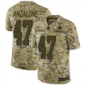 Wholesale Cheap Nike Saints #47 Alex Anzalone Camo Men's Stitched NFL Limited 2018 Salute To Service Jersey