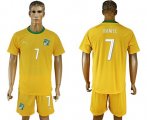 Wholesale Cheap Cote d'lvoire #7 Daniel Home Soccer Country Jersey