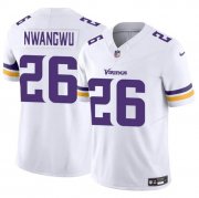 Cheap Men's Minnesota Vikings #26 Kene Nwangwu White 2023 F.U.S.E. Vapor Untouchable Limited Stitched Jersey