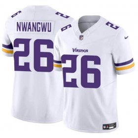 Cheap Men\'s Minnesota Vikings #26 Kene Nwangwu White 2023 F.U.S.E. Vapor Untouchable Limited Stitched Jersey