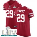 Wholesale Cheap Nike 49ers #29 Jaquiski Tartt Red Super Bowl LIV 2020 Team Color Men's Stitched NFL Vapor Untouchable Elite Jersey