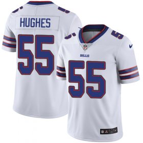 Wholesale Cheap Nike Bills #55 Jerry Hughes White Men\'s Stitched NFL Vapor Untouchable Limited Jersey