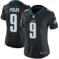 Wholesale Cheap Nike Eagles #9 Nick Foles Black Alternate Women's Stitched NFL Vapor Untouchable Limited Jersey