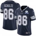 Wholesale Cheap Men's Dallas Cowboys #86 Dalton Schultz Navy With Est 1960 Patch Limited Stitched NFL Jersey