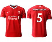 Wholesale Cheap Men 2020-2021 club Liverpool home aaa version 5 red Soccer Jerseys