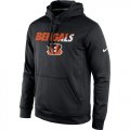 Wholesale Cheap Cincinnati Bengals Nike Kick Off Staff Performance Pullover Hoodie Black