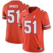 Wholesale Cheap Florida Gators 51 Brandon Spikes Orange College Football Jersey