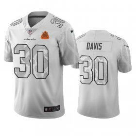 Wholesale Cheap Denver Broncos #30 Terrell Davis White Vapor Limited City Edition NFL Jersey