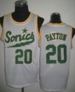 Wholesale Cheap Seattle Supersonics #20 Gary Payton 2003-04 White Swingman Jersey