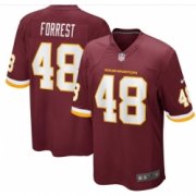 Wholesale Cheap Men's Nike Washington Redskins #48 Darrick Forrest Football Red Vapor Limited Jersey