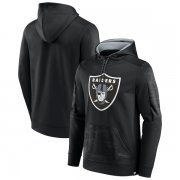 Wholesale Cheap Men's Las Vegas Raiders Black On The Ball Pullover Hoodie