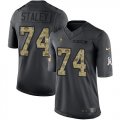 Wholesale Cheap Nike 49ers #74 Joe Staley Black Men's Stitched NFL Limited 2016 Salute to Service Jersey