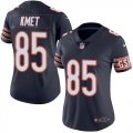 Wholesale Cheap Nike Bears #85 Cole Kmet Navy Blue Team Color Women's Stitched NFL Vapor Untouchable Limited Jersey