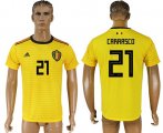 Wholesale Cheap Belgium #21 Carrasco Away Soccer Country Jersey