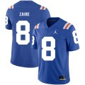 Wholesale Cheap Florida Gators 8 Malik Zaire Blue Throwback College Football Jersey