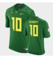 Wholesale Cheap Men Oregon Ducks Justin Herbert Replica Green Game Football Jersey