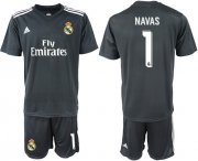 Wholesale Cheap Real Madrid #1 Navas Away Soccer Club Jersey