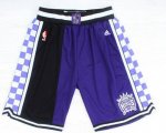 Wholesale Cheap Men's Sacramento Kings 2015 PurpleBlack Short