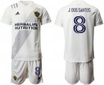 Wholesale Cheap Men 2020-2021 club Los Angeles Galaxy home 8 white Soccer Jerseys