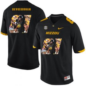 Wholesale Cheap Missouri Tigers 81 Albert Okwuegbunam Black Nike Fashion College Football Jersey