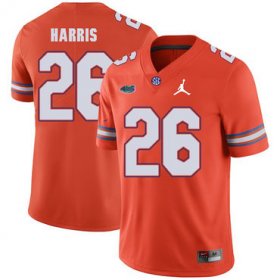 Wholesale Cheap Florida Gators 26 Marcell Harris Orange College Football Jersey