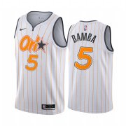 Wholesale Cheap Nike Magic #5 Mohamed Bamba White NBA Swingman 2020-21 City Edition Jersey