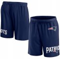 Cheap Men's New England Patriots Navy Shorts