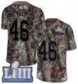 Wholesale Cheap Nike Patriots #46 James Develin Camo Super Bowl LIII Bound Youth Stitched NFL Limited Rush Realtree Jersey