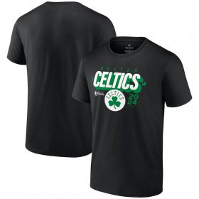 Wholesale Cheap Men\'s Boston Celtics Black 2024 Finals Box Out T-Shirt