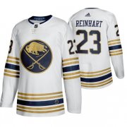 Wholesale Cheap Buffalo Sabres #23 Sam Reinhart White 50th Anniversary Third 2019-20 Jersey