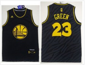 Wholesale Cheap Golden State Warriors #23 Draymond Green Black Precious Metals Fashion Stitched NBA Jersey