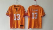 Cheap Youth Tampa Bay Buccaneers #13 Mike Evans Orange F.U.S.E Throwback Vapor Untouchable Limited Stitched Jersey