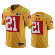 Wholesale Cheap Los Angeles Rams #21 Aqib Talib Gold Vapor Limited City Edition NFL Jersey