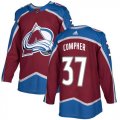 Wholesale Cheap Adidas Avalanche #37 J.T. Compher Burgundy Home Authentic Stitched NHL Jersey