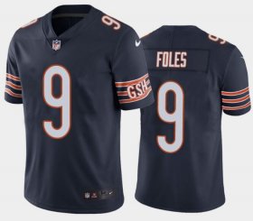 Wholesale Cheap Nike Bears 9 Nick Foles Navy Vapor Untouchable Limited Jersey