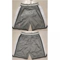 Wholesale Cheap Men Los Angeles Lakers Gray Shorts Run Small