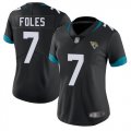 Wholesale Cheap Nike Jaguars #7 Nick Foles Black Team Color Women's Stitched NFL Vapor Untouchable Limited Jersey