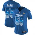 Wholesale Cheap Nike Vikings #55 Anthony Barr Royal Women's Stitched NFL Limited NFC 2019 Pro Bowl Jersey