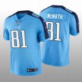 Wholesale Cheap Men's Tennessee Titans #81 Racey McMath Light Blue Vapor Limited Nike Jersey